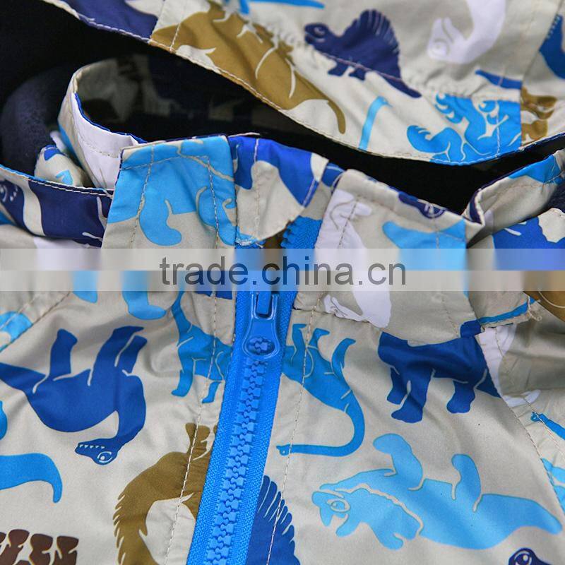 2015 Fashion Printed Winderproof Winter Jacket For Child