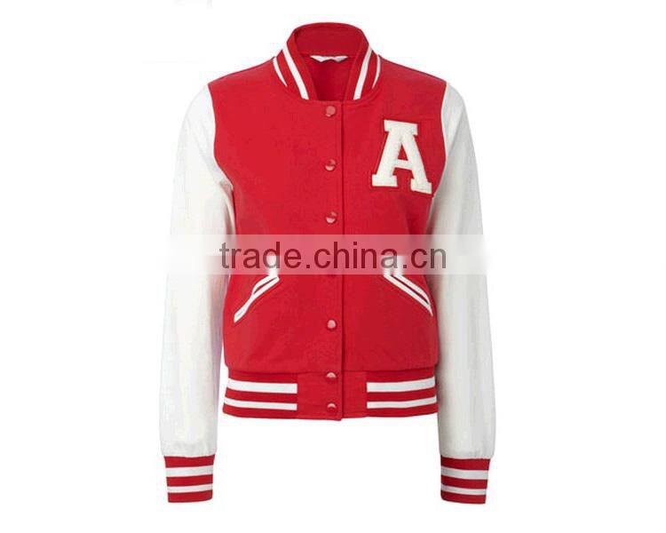 PQ229 polyester cotton Baseball Jacket for Men