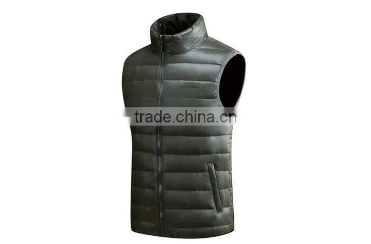 men's fashion stylish winter warm stand collar down vest wholesale clothing M1120
