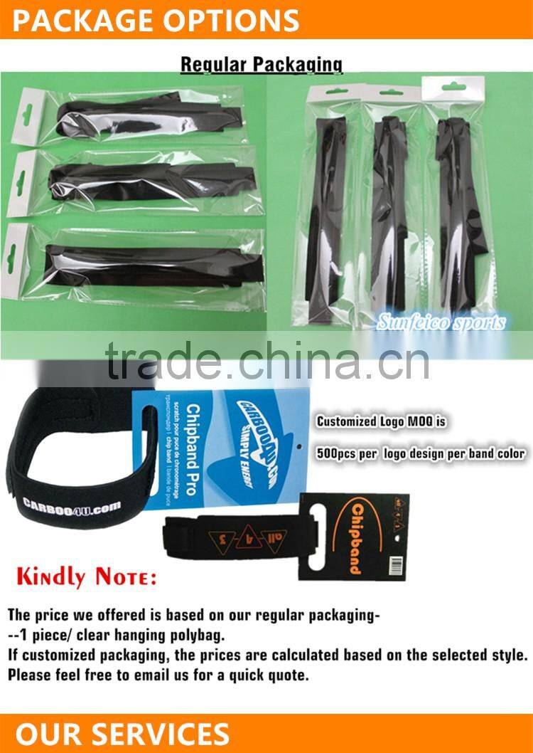 Customized Leg Band - Customized Neoprene Strap for Holding Timing Chip - Accept Custom - Ebay/Amozn Supplier