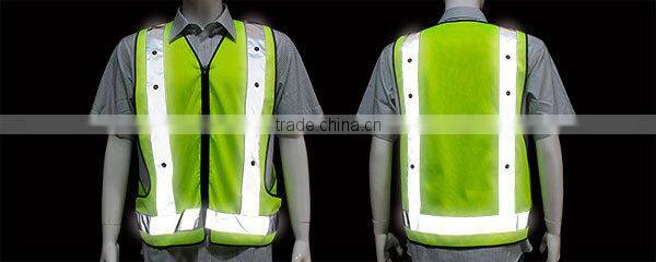 Hi Vis Soft Works Clothing Sercurity Jacket /Police reflective vest