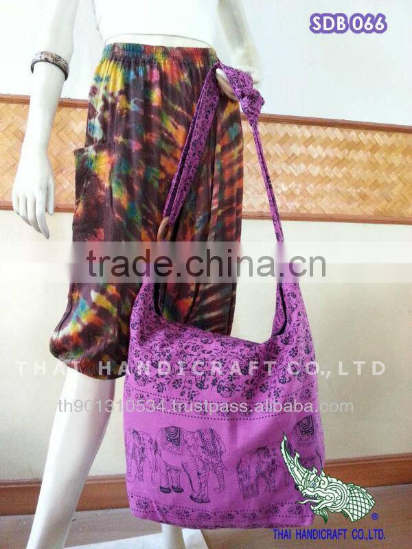 Thai Large Cotton Shoulder Hippie Boho Hobo Sling Crossbody Yaam