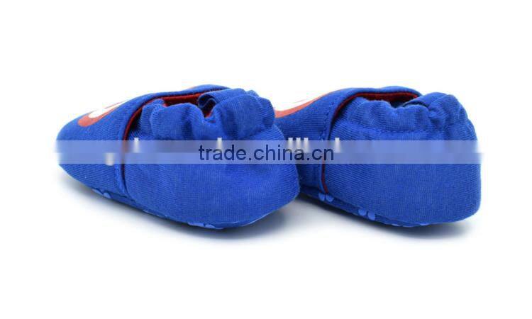 Super Captain printed summer cotton baby boys shoes