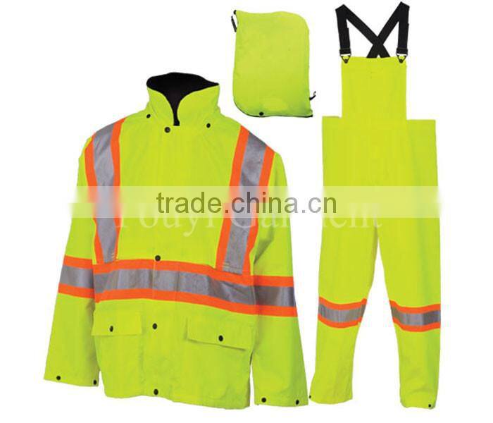 hi visibility fluorescent flame resistant work wear uniform