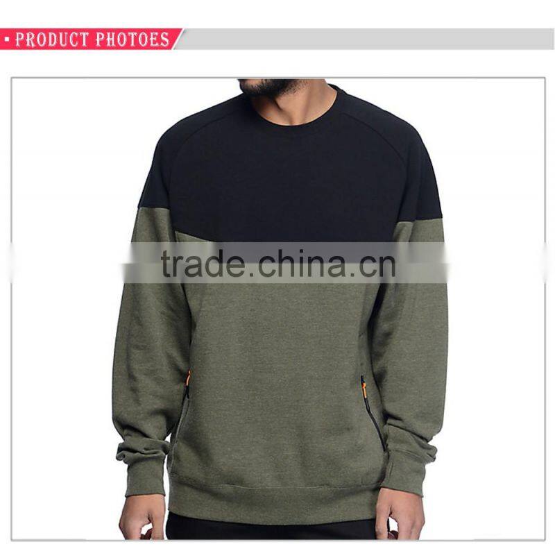 Custom crew neck loose blank hoodie&sweatshirt for men