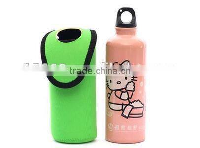 GR-B0162 fitness custom neoprene bottle sleeve with zipper