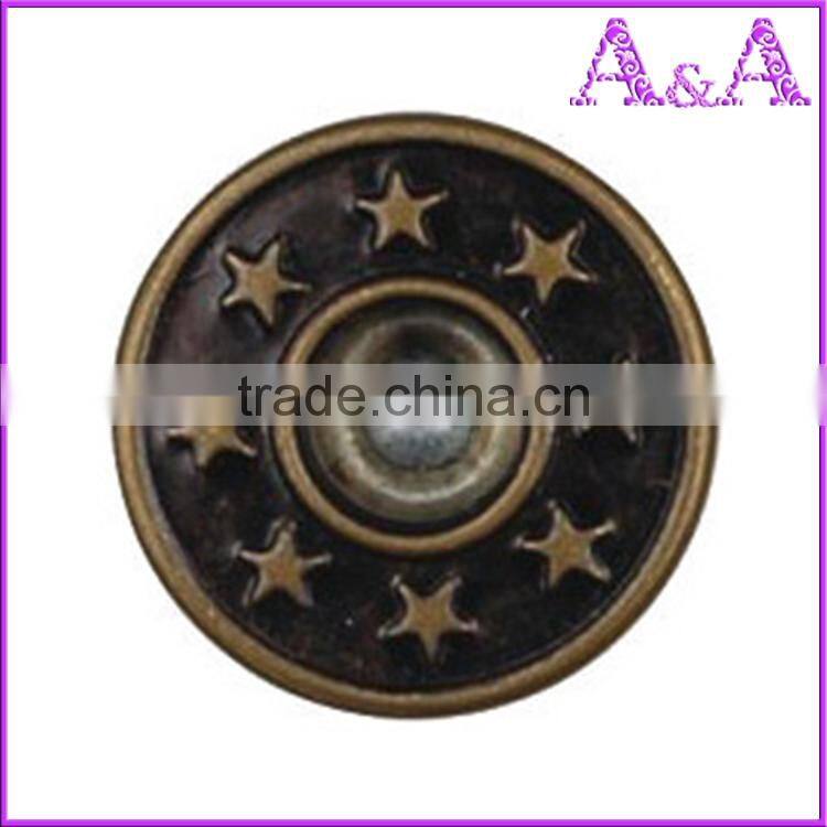 Supply top quality BRASS JEANS BUTTONS jeans buttons 18L-40L