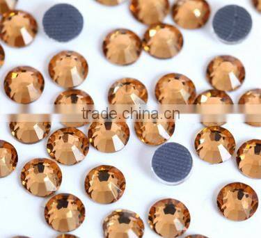 ss6-ss30 Crystal DMC Round iron on Flatback wholesales Hotfix Rhinestone