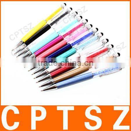2in1 Crystal Capacitive Touch Screen Stylus Pen For iPad iPhone