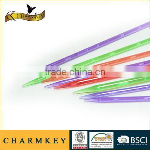 plastic knitting needle
