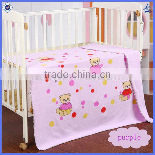 Top quality custom design baby soft printed microfiber towel blanket
