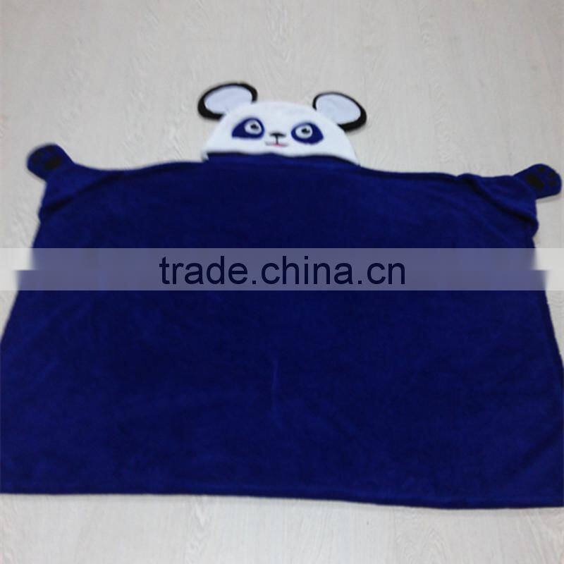 3D dinosaur shape plush baby blanket , wearable blanket, cartoon animal blanket