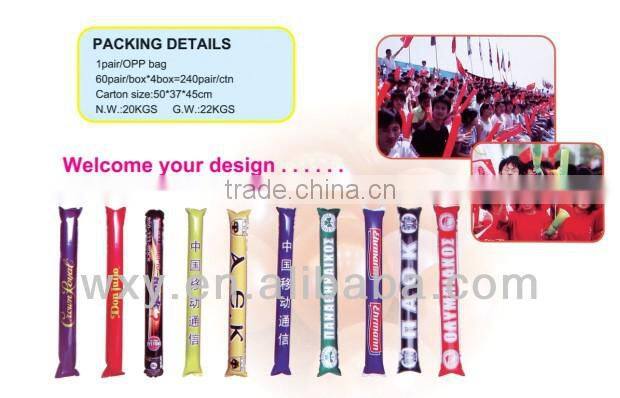 Inflatable cheering sticks,Thunder Sticks,Bang bang sticks