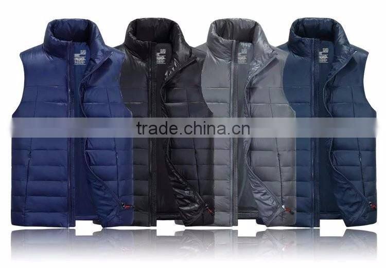 2016 Foldable Lightweight Western Mens Goose Down Vest