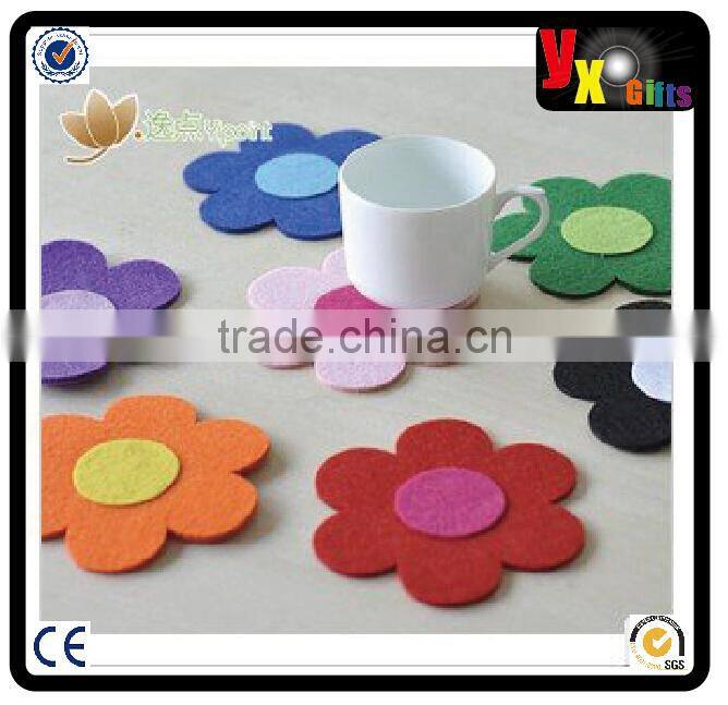 Set Of Six Round Leather Coasters by Artbox
