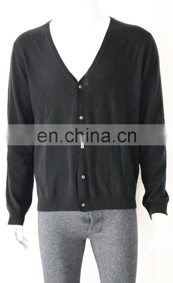 SFW-241 ladies 100%cashmere classic crew neck cardigans