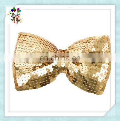 Cheap Self Tie Party Fancy Dress Sequin Large Bow Ties HPC-3109