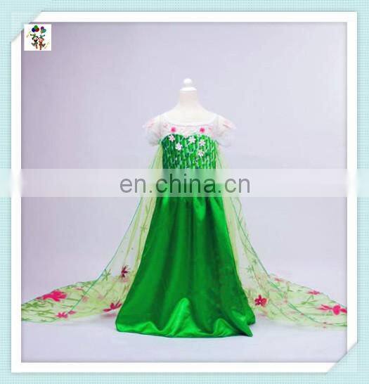 Movie Elsa Anna Dress Children Cosplay Party Costumes HPC-3105