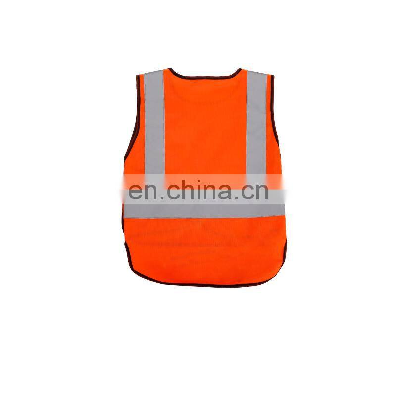 High visibility reflective safety vest for clothing with EN471 Class 2