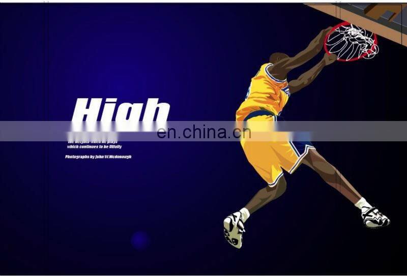 OEM boy students basketball jersey black color design2016