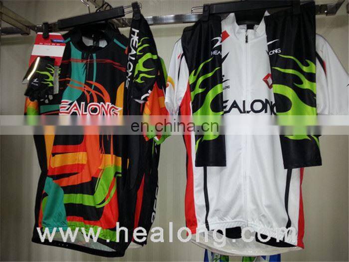Healong Digital Printing Retro Customized Bicycle Wear