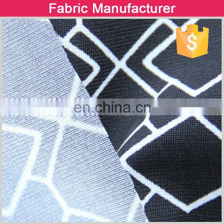 stretch DTY 100% polyester jersey knit print fabric