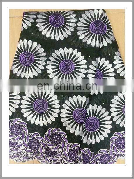 high quality swiss cotton voile lace(CH058B)
