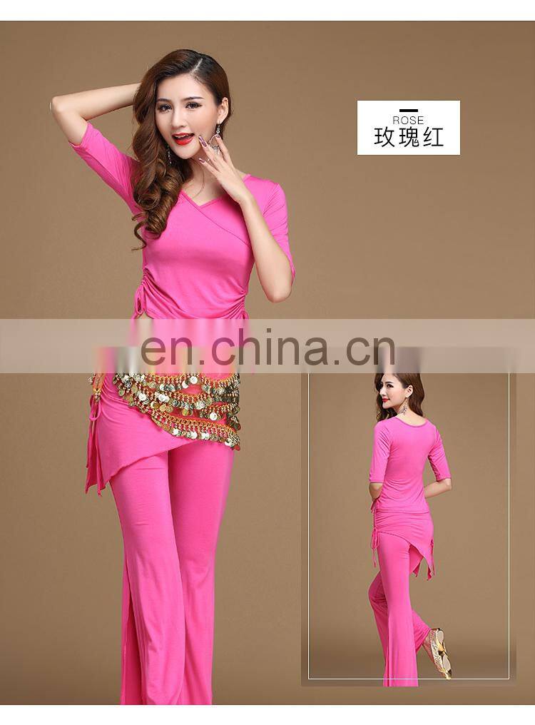 T-5181 Indian modal fabric lady belly dance costumes