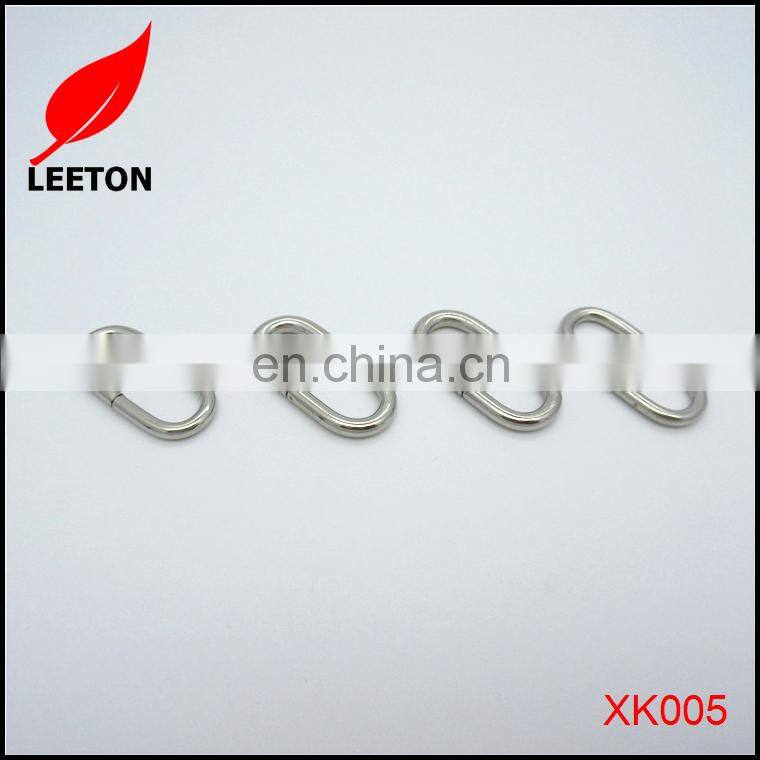 Bag parts metal oval ring buckle for bag