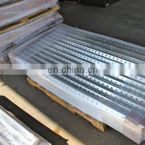 Q235 steel properties ms steel angle bar with holes