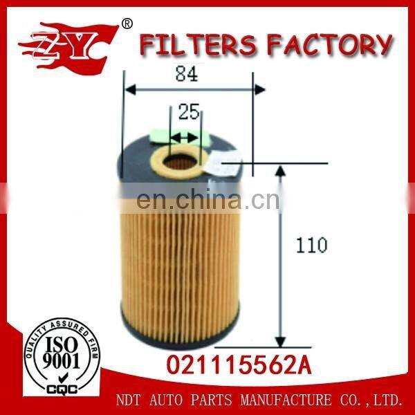 Original Car Oil filter / Oil filter for auto 021115562A with best price