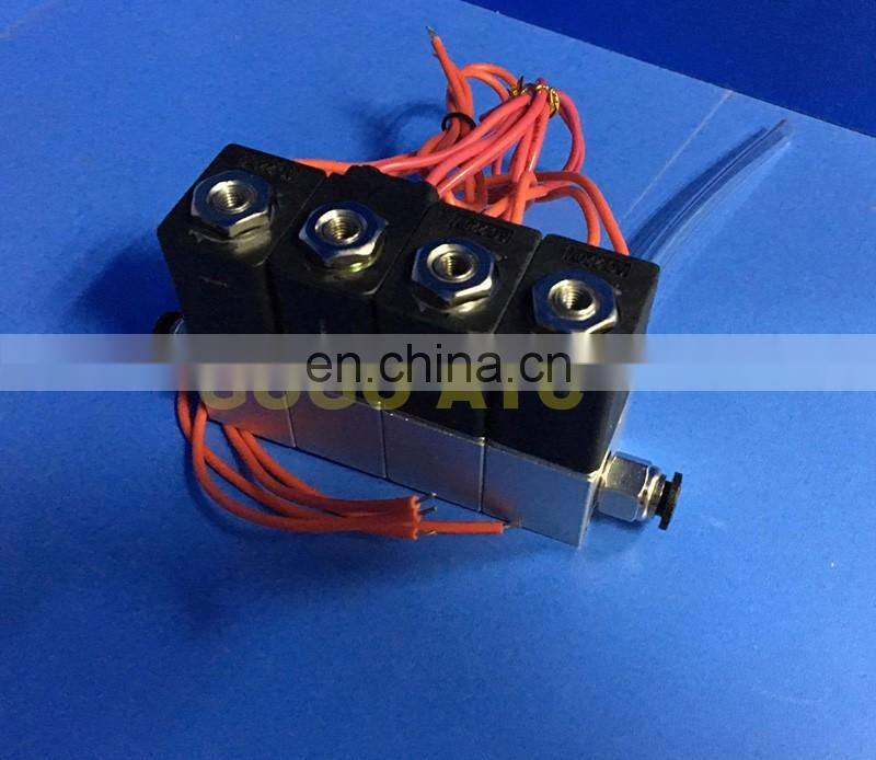 4pcs manifold valve connect pipe O.D 4mm 6mm 8mm 10mm 12mm Aluminium solenoid valve 3V1-06 AC DC 3 way direct acting valve
