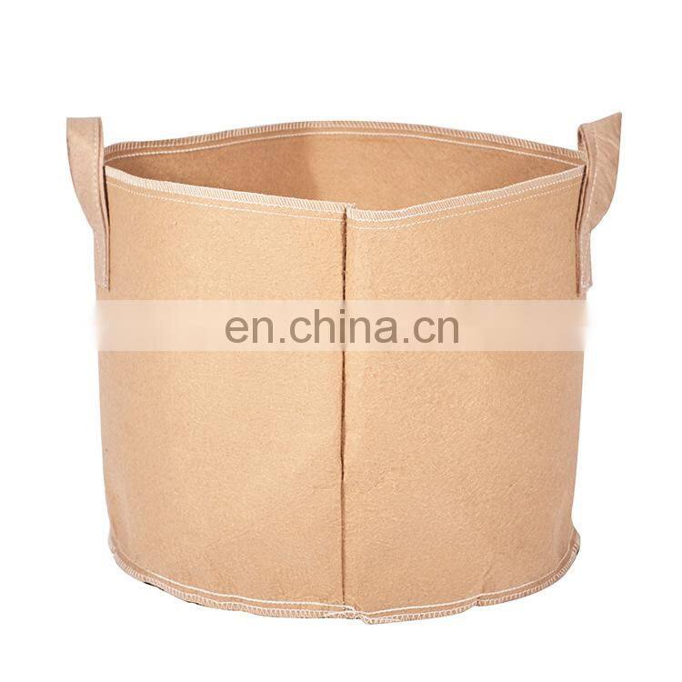 10 gallon indoor and outdoor nonwoven fabric felt flower pots for growing
