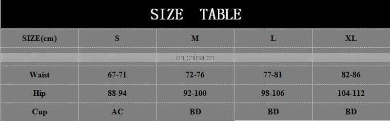 2019 Summer Swimwear Women Two Pieces Bikini Set Solid Padded Push Up Swimwear Swimsuit Pool badeanzug damen New Arrival