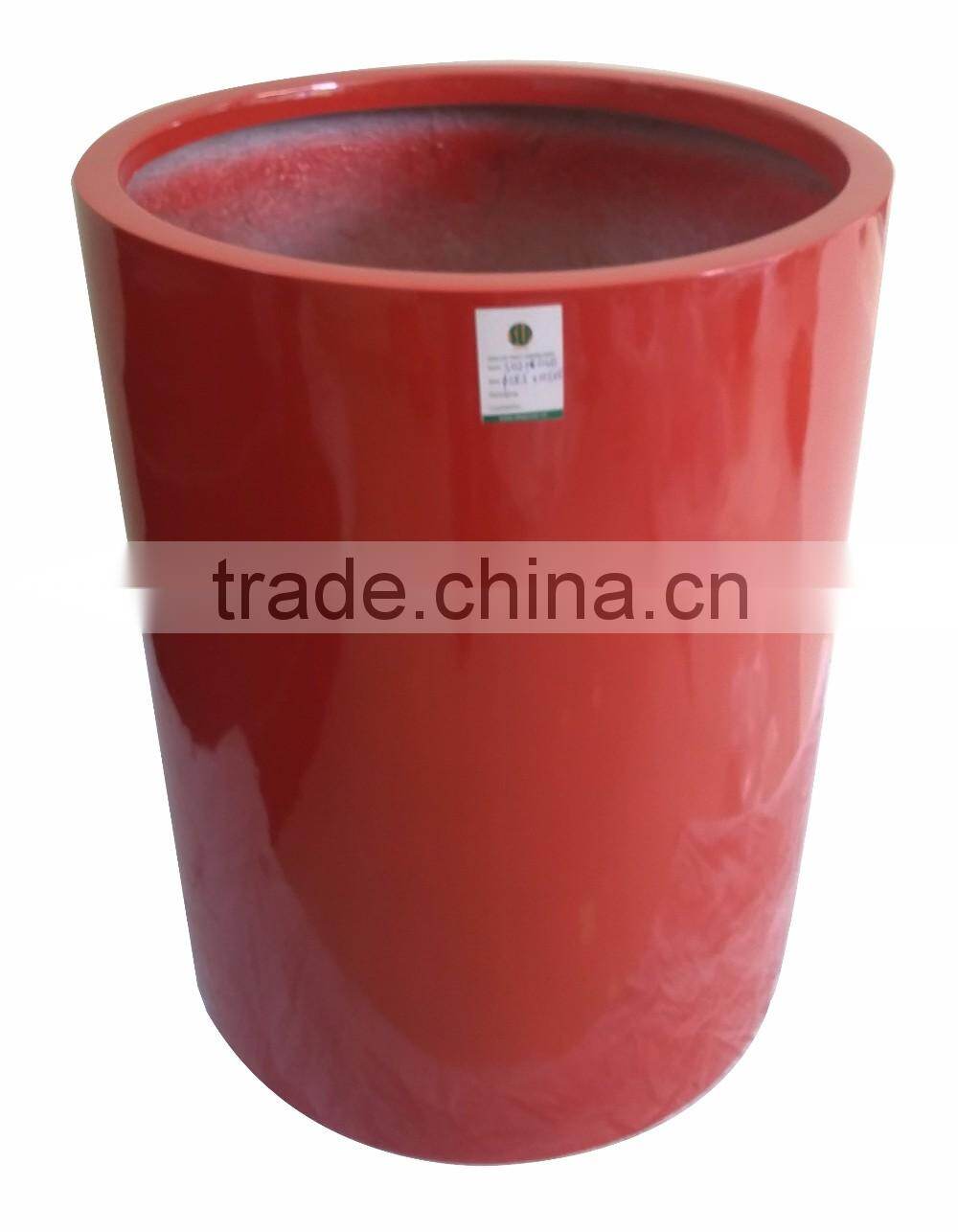 GARDEN DECORATION FIBERGLASS FLOWER POTS AND PLANTING