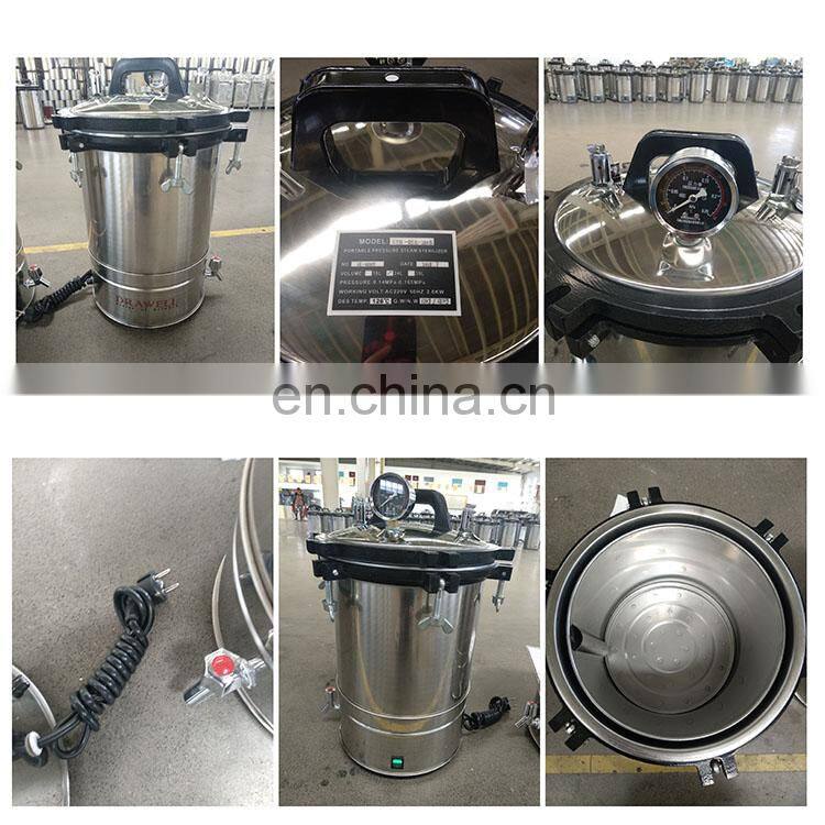 Electric Coal and Gas Heating Portable Steam Autoclave Sterilizer Price