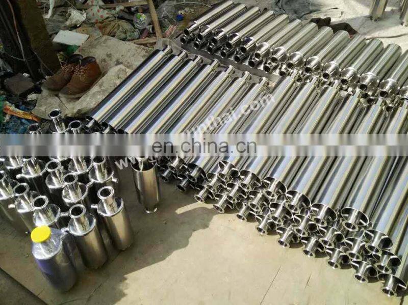 SS304 top open material column for bho extractor with welded bottom and drain port