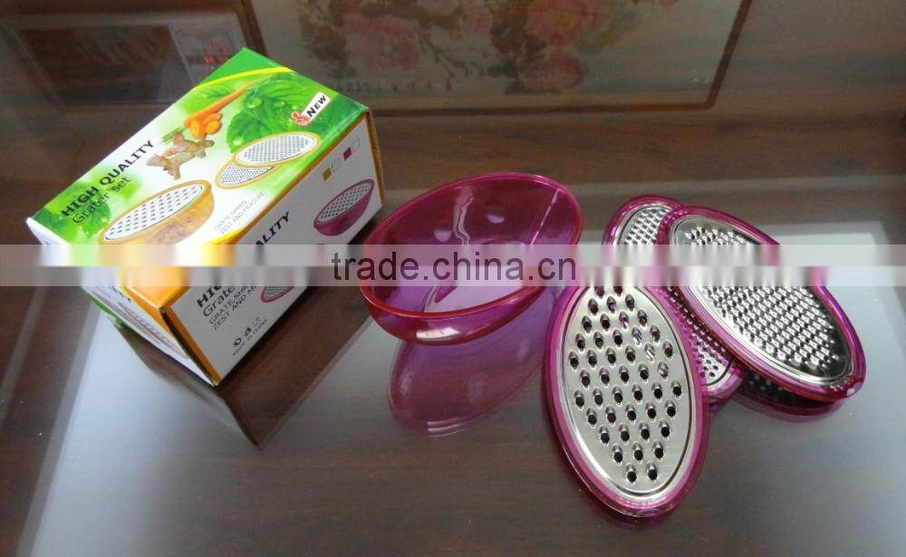 Radish Carrot 3 in one graters with box