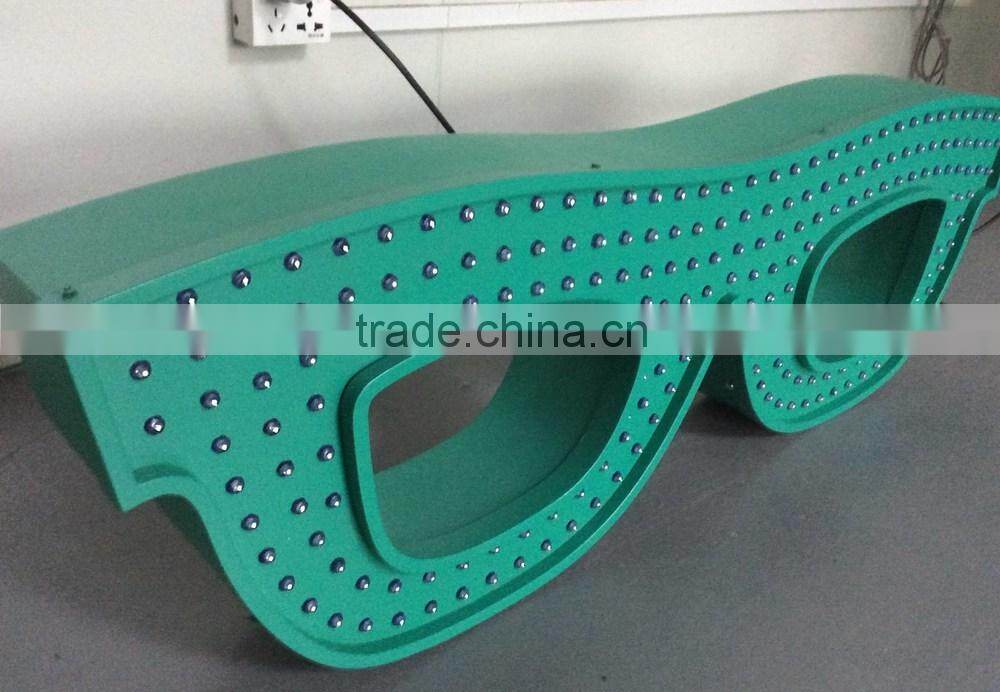 LIYI neon sign china design led optical sign for glasses shop with infrared remote control beer neon sign