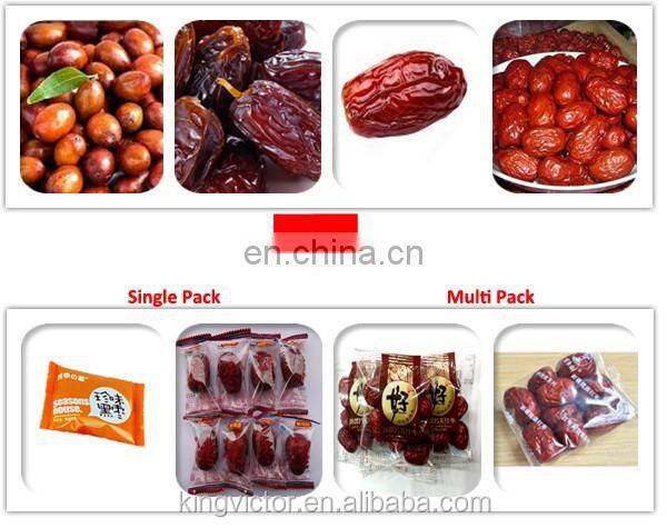 Low Cost Pillow Bag Dates Packaging Machine for Khalas Date