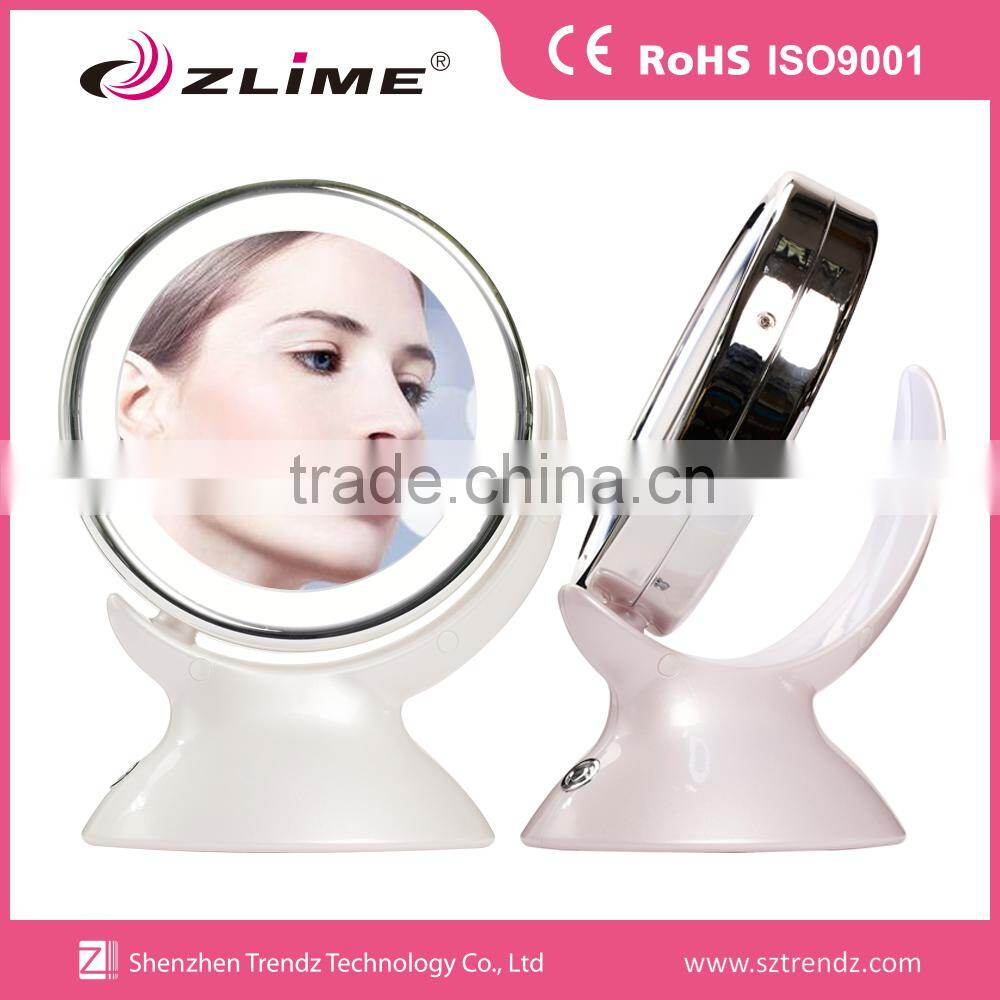 Double Side 1x/5x Magnifying Makeup Table Mirror