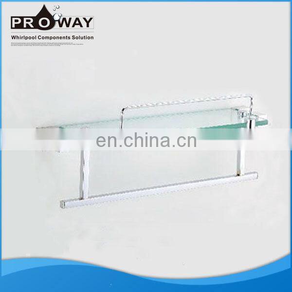 Bathroom Accessories Stainless Steel Material Shower Corner Glass Shelf