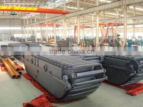 Brand new amphibious excavator with side pontoons GET210 applicable in max 5m water dredging excavator