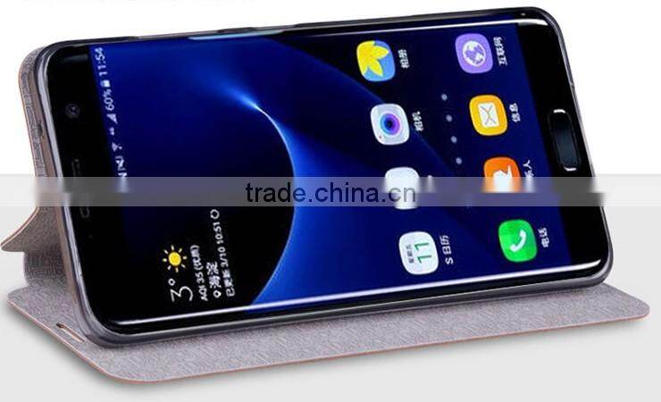 MOFi Case for Samsung Galaxy S7 Edge G9350, Flip PU Leather Cover for Samsung Galaxy S7 Edge Case