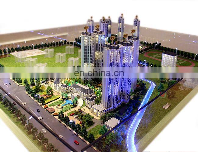 Miniature staircase and architectural models 3d printed house model