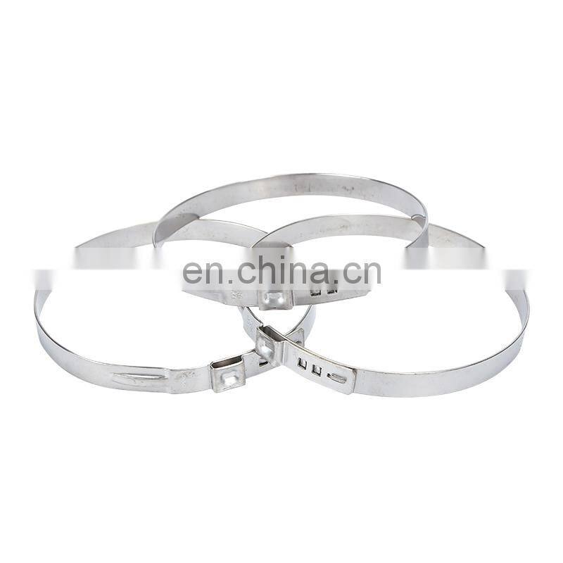 High Quality Stainless steel throat hoops clamp hoops grip hoops stainless steel clasp hose clamps all kinds of pipe fittings