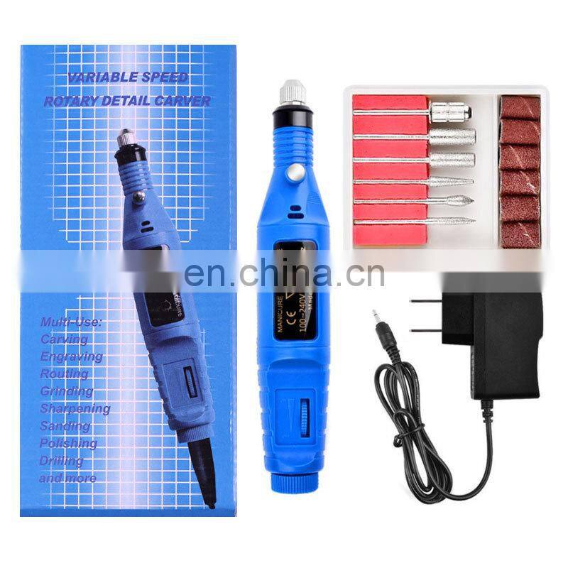 Hot Sell Japan Korea 0-20000RPM Portable 25000RPM Manicure Electric Nail Drill Machine Nail File Machine