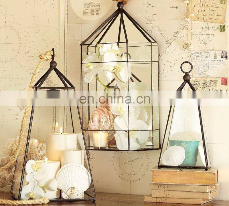 coloured fancy metal lantern