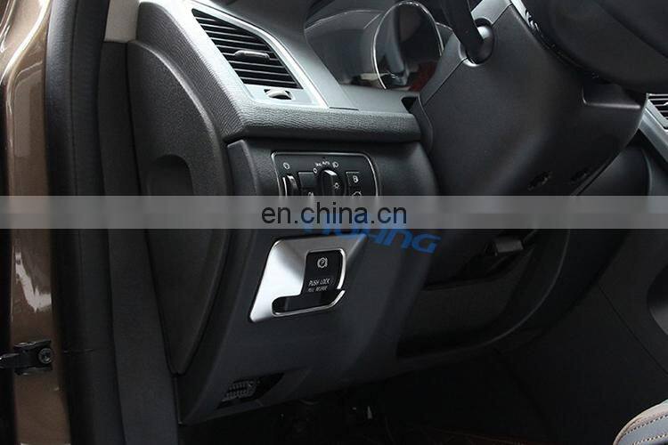 Chrome Electronic Handbrake Cover Trim Sticker For VOLVO XC60 V60 S60 S80 Accessories Car Styling