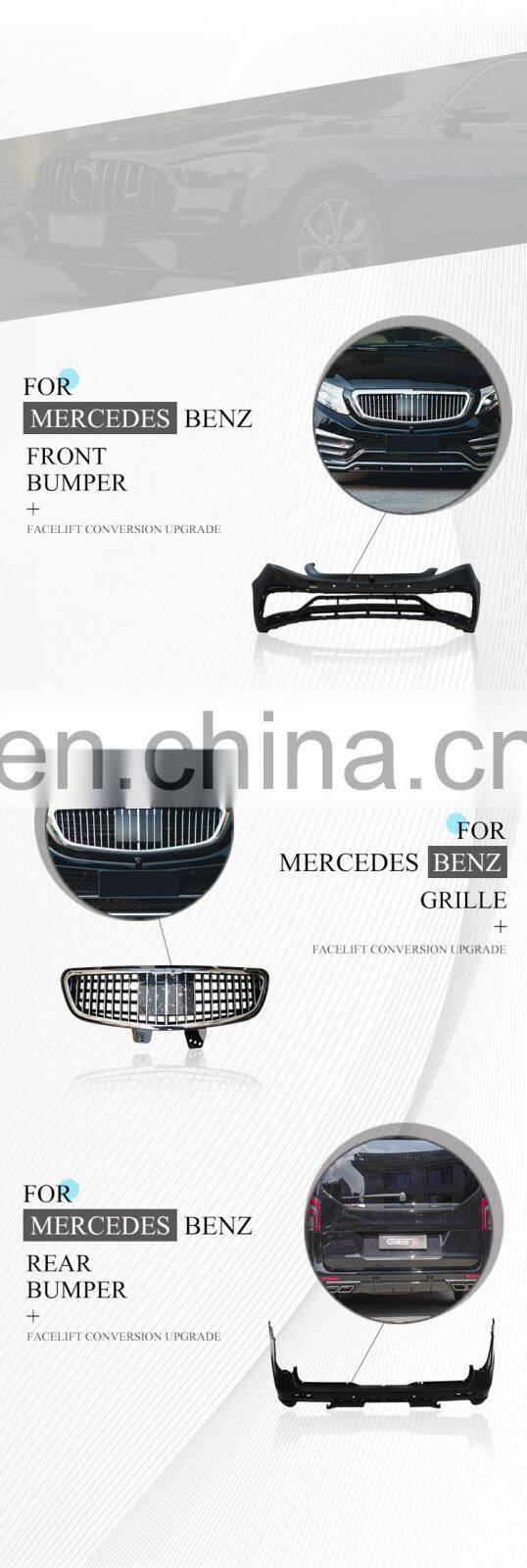 GBT Car bumpers for class V automotive parts mercedes benz class V toppik kit 2016